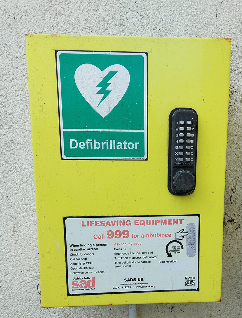 Penybont Defibrillator