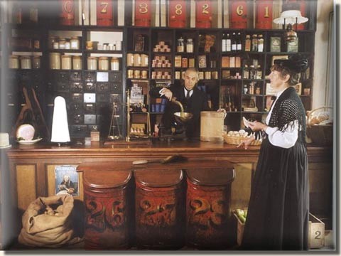 The Thomas Shop with wax figures